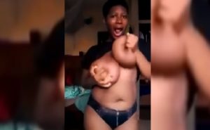 Accra Babe Rebecca With Huge Tits