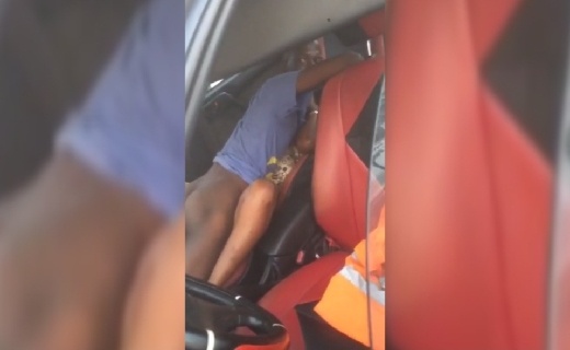 Taxi Guy In Gabon Caught Fucking Female Passenger